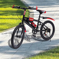 Kids bike, 20 inch bike, BMX mountain bike, youth bike, 20 inch red mountain bike, 7 speed, suitable for teenagers