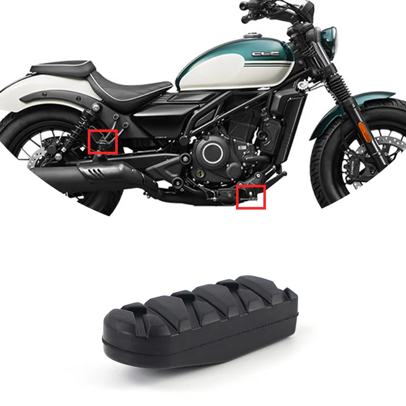 For CFMOTO 250CLC Front and Rear Footrest Rubber Assy Moto Accessories CF Moto 250 CLC Motorcycle Parts