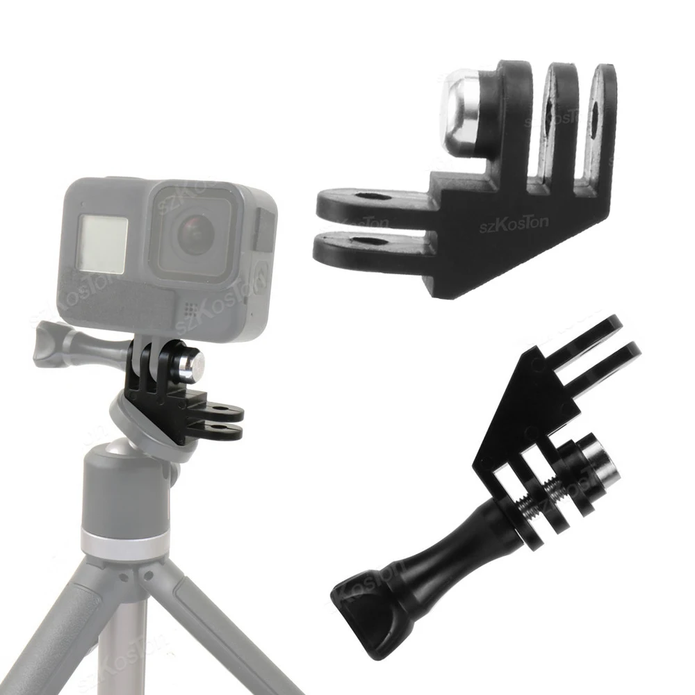 For Gopro Hero 13 12 11 10 9 8 Vertical Shoot Mount 90degree Adapter Adjustment Multi Conversion Arm For DJI OSMO Action 5 SJCAM