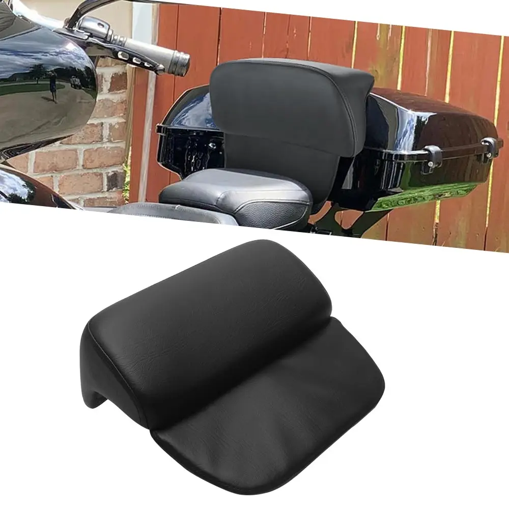 1PCS Tour Luggage Pack Backrest Pad Trunk Backrest Pads Black Motorcycle Part Fit For Harley Road Glide Limited FLTRK 2020-2024