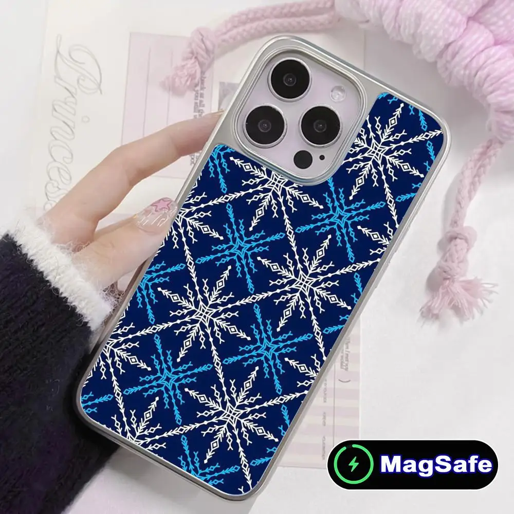 

Allover Texture Mobile Phone Case for iPhone 17 16 15 14 13 12 11 Air Pro Max Plus Magsafe Silver Plating Colorful Cover Pretty