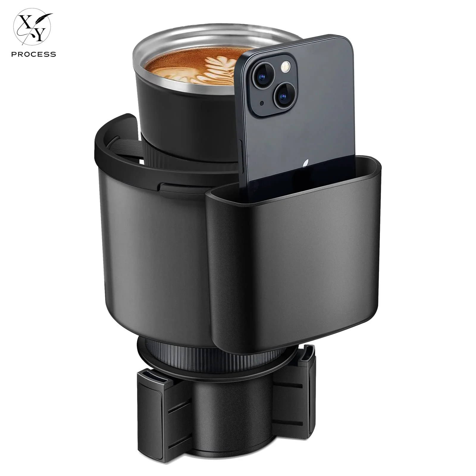 Car Cup Holder Expander Expandable Base Adapter for Fits Yeti 30/46oz, Hydroflask 40oz, Large Water Bottles in 2.8