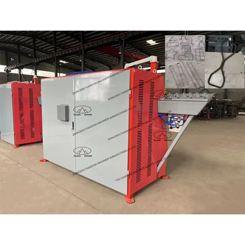 Customized Full Automatic Cnc 14mm Steel Iron Bar Hoop Bending Machine RM4-12 Cnc Hoop Making Machine Automatic Rebar Bending Ma