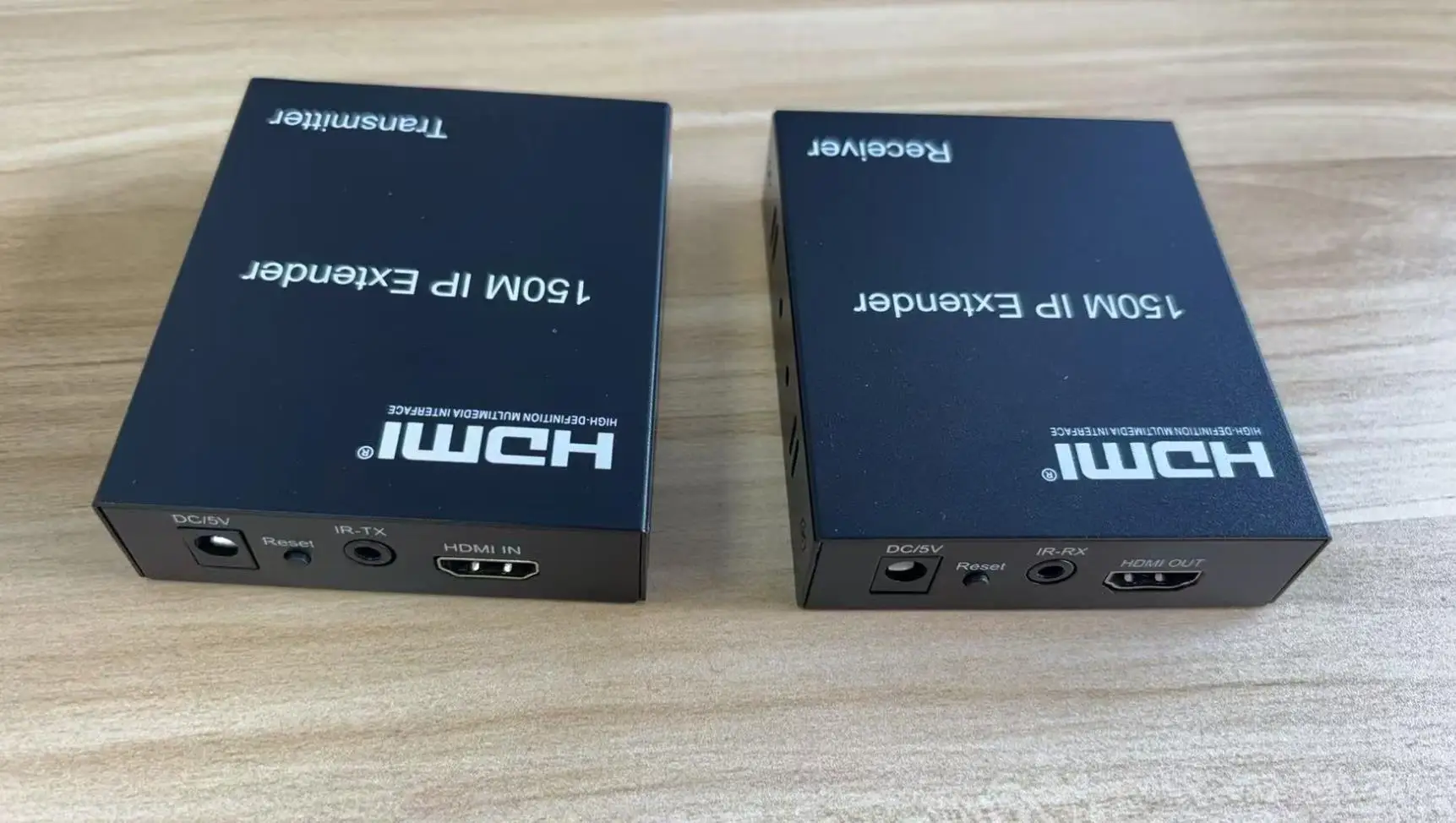 150M IP HDMI Extender Over Rj45 Cat6 Cat7 Cable 1080P HDMI Ethernet Video Transmitter and Receiver Splitter By Network Switch