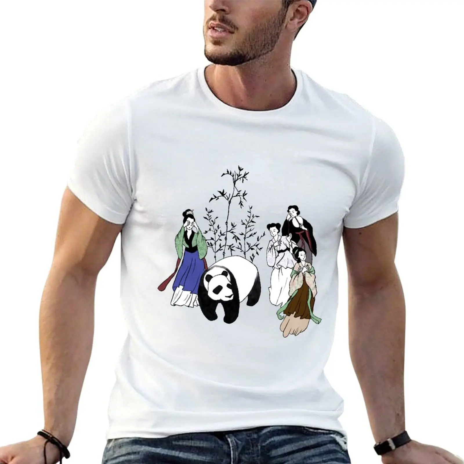 

ASL Panda T-Shirt t shirt for man 100 percent cotton cotton t shirts high quality t shirt man plain T-shirt