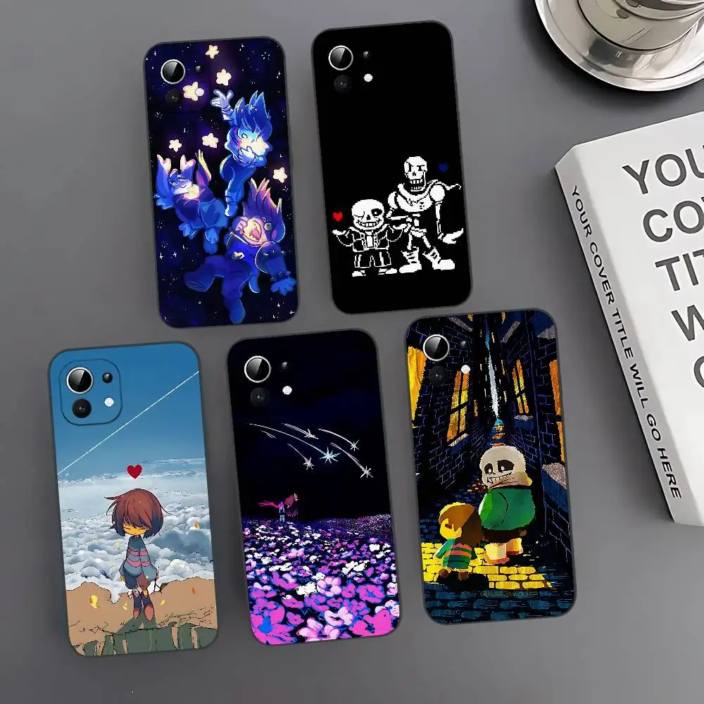 

Game U-UNDERTALE Slim Black Shockproof Phone Case: Snug Fit For Xiaomi 12,11,12S Ultra & Redmi Note 11,10T,9,9A,8Pro,8T,5G