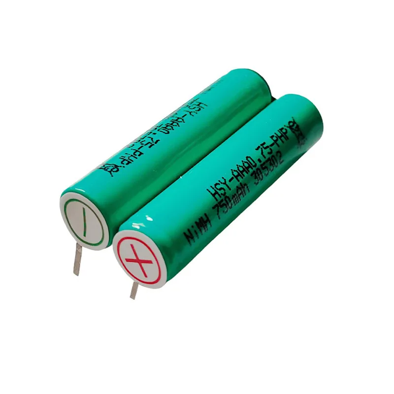 New 2*750mAh -PHP 2.4V Ni-MH Battery for Philips HX6210 HX6220 HX6240 S560 S5000 S1050 FT618 YS526 Electric Shaver