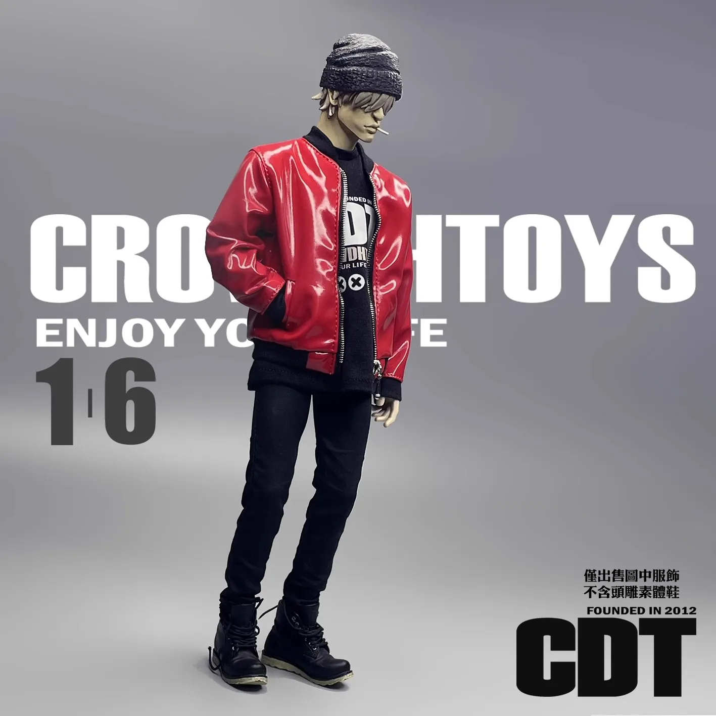 

CROWDHTOYS 1/6 Scale Soldier Clothes Accessories Fashion Trendy Jacket Coat Model Fit 12" Action Figure Body In Stock