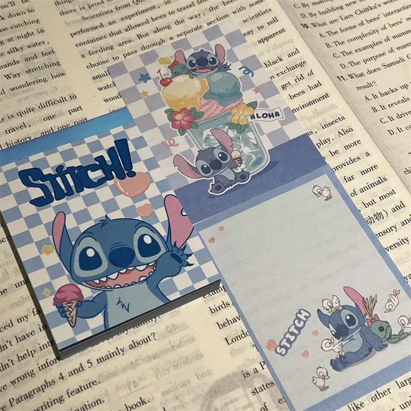 Disney Stitch Anime Notebook 70 Blatt/Buch Cartoon niedlichen hoch aussehenden Konto Papier Mal vorlagen Student Briefpapier Geschenke