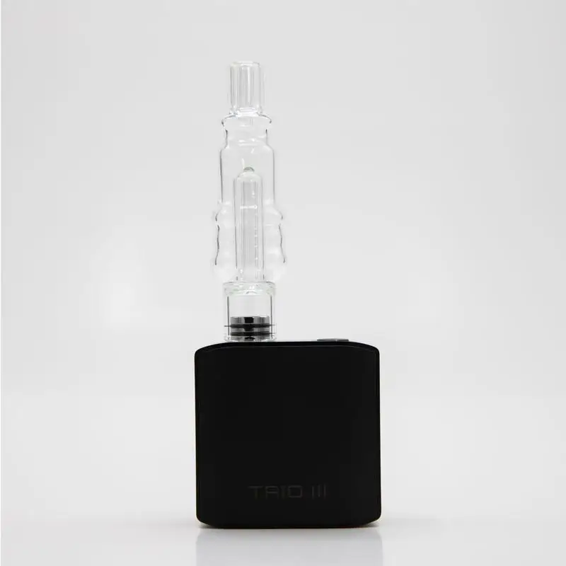 Origin Aisvape Trio III 3-in-1 건조 허브 및 왁스 및 두꺼운 오일 TC 기화기 키트(교체용 가열 챔버 코일 Curer Vape Mod 포함)