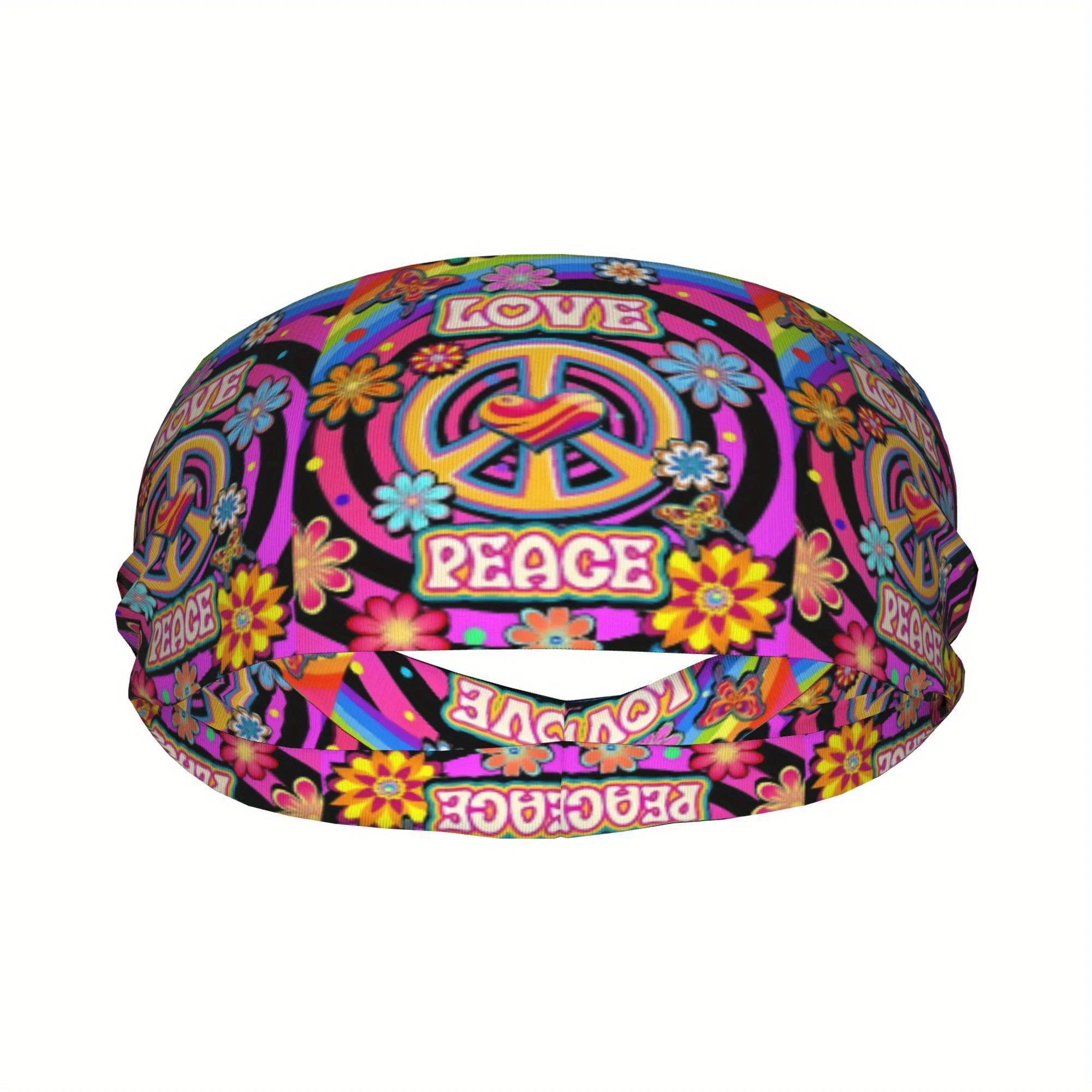 

Спортивная повязка на голову унисекс Peace: влагоотводящая, эластичная, дышащая, из полиэстера. Идеально подходит для йоги, спортзала, бега и активного отдыха на природе.