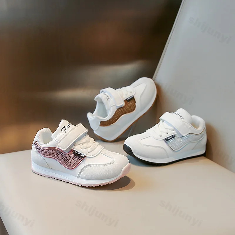 

Girls' Sneakers Autumn New Soft Sole Non Slip Lightweight Children Casual Shoes Fashion Comfortable Wear-resistant Running Shoes