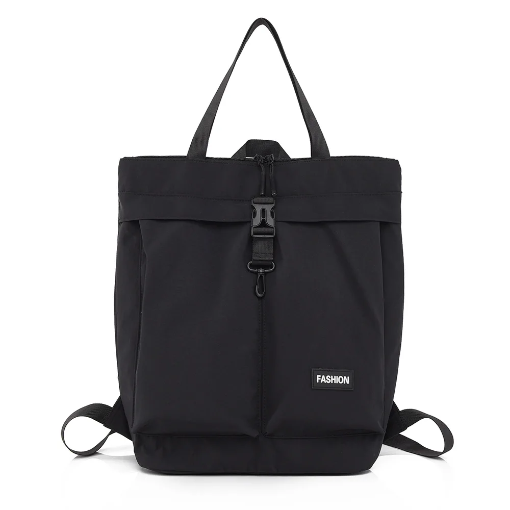 Simple Dual-purpose Backpack for Men and Women, Large Capacity Hand-held Tote Bag, Lightweight and Water-resistant Travel Bag