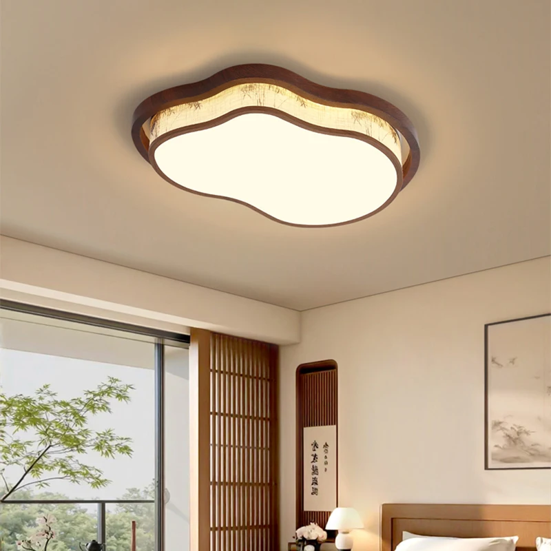 Modern  Bamboo Pattern Ceiling Light For Bedroom Living Dining Room Aisle Pendant Lamp Home Decoration Interior Lighting Fixture
