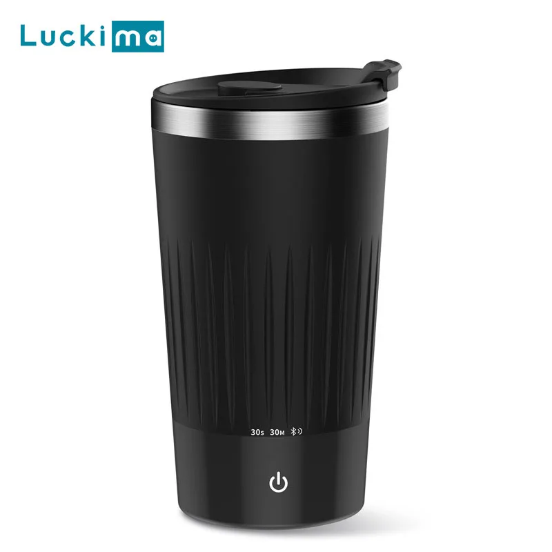 USB Rechargeable Automatic Self Stirring Magnetic Mug Stainless Steel Coffee Milk Mixing Cup Smart Bluetooth Music Stirring Mug