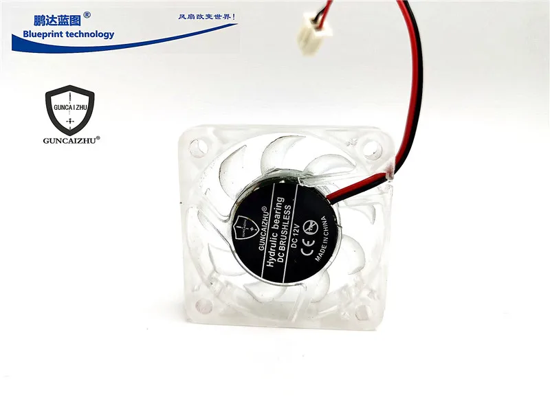 Guncaizhu 4010 4cm Graphics Card Transparent 12v0.1a Miniature 40*40 * 10mm Cooling Fan