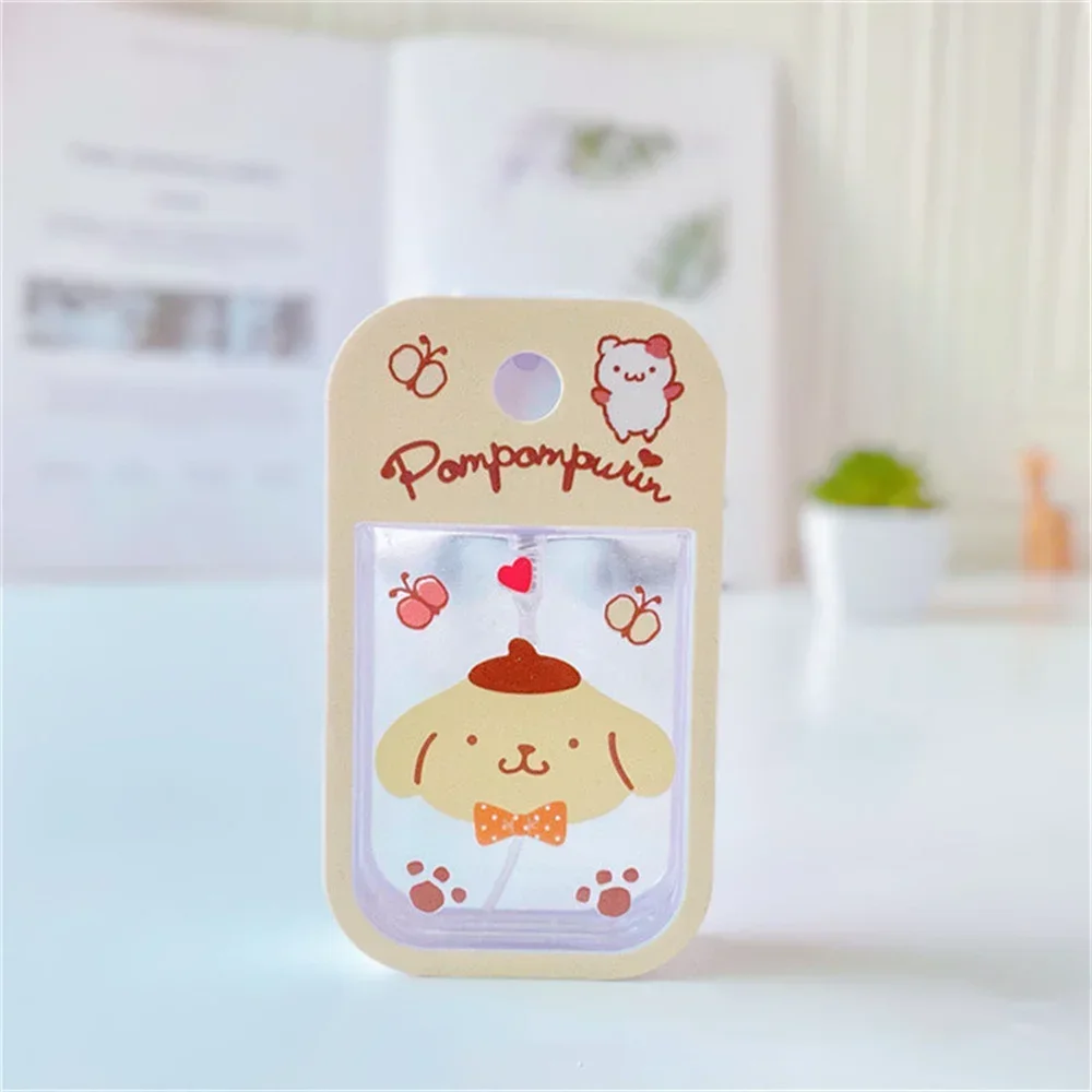 50ML Sanrio Hellokitty Filling Bottle Refillable Cartoon Cinnamoroll Kuromi Alcohol Press Bottled Portable Perfume Spray Bottle