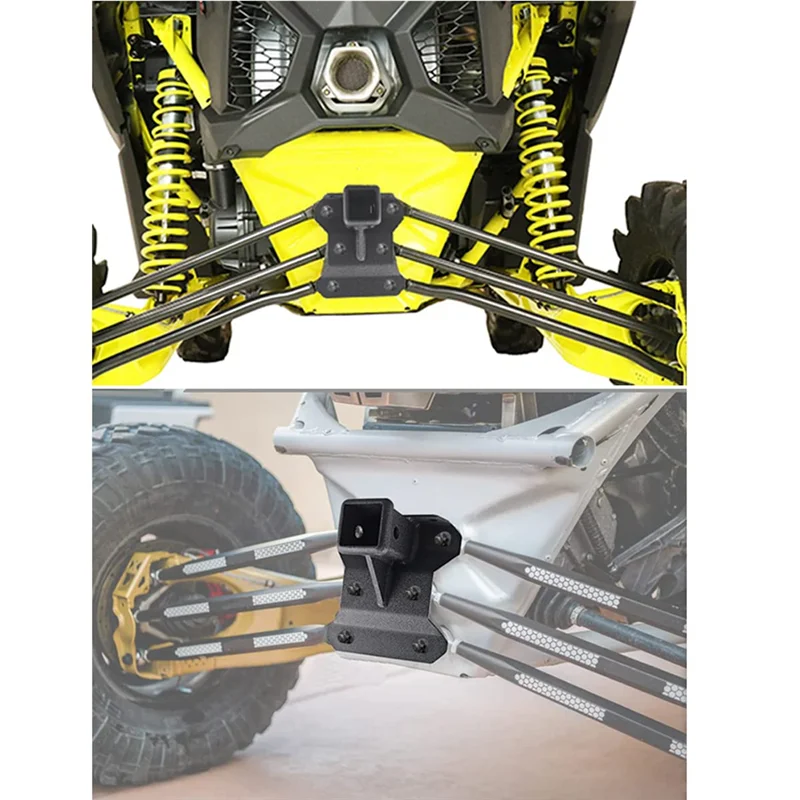 2 Inch Rear Receiver Hitch 2017-2023 For Can Am Maverick Turbo/Max Turbo/X DS/X RS Turbo, Standard 2Inch Attachments