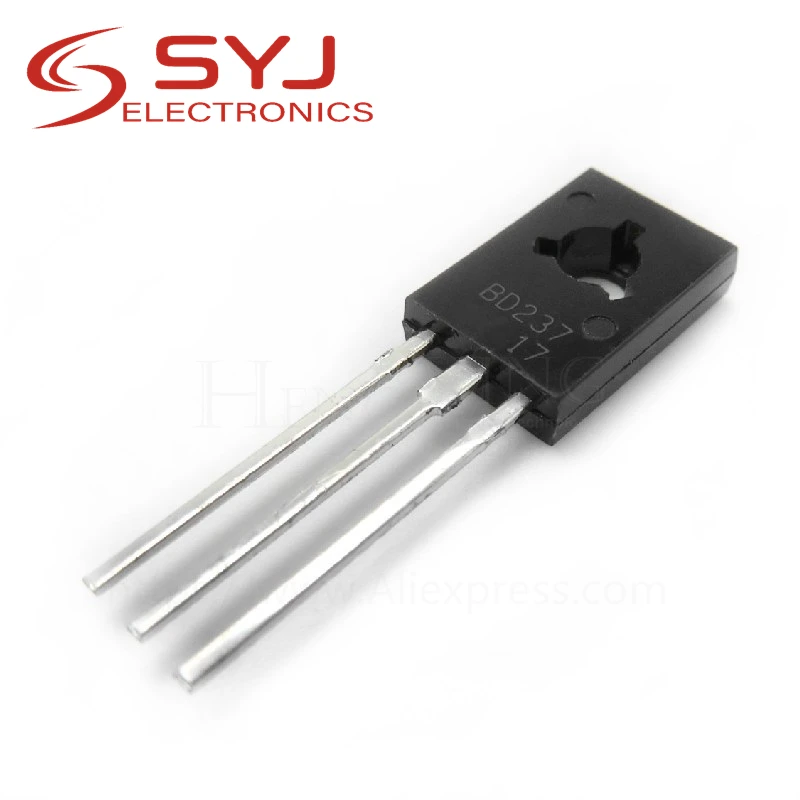 10pcs/lot BD237 NPN 2A/100V TO-126 In Stock