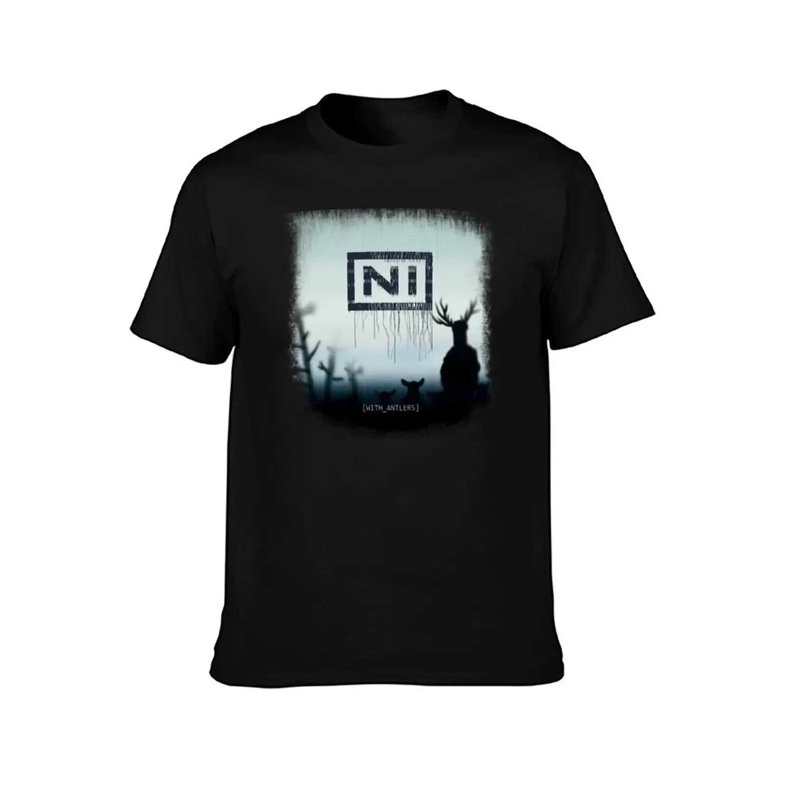 NI Knights with antlers album cover parody music lovers humor T-Shirt Personalized t-shirt aesthetic clothes T-shirt men