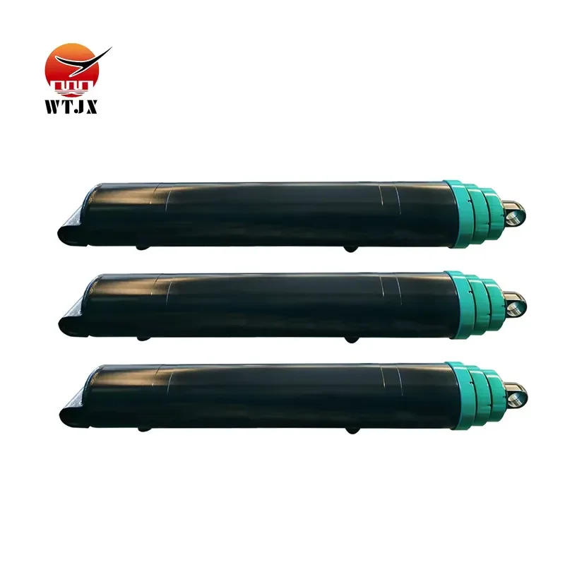 Construction Vehicles 3 4 5 Stage Piston Rod Hydraulic Piston Cylinder for Trailer
