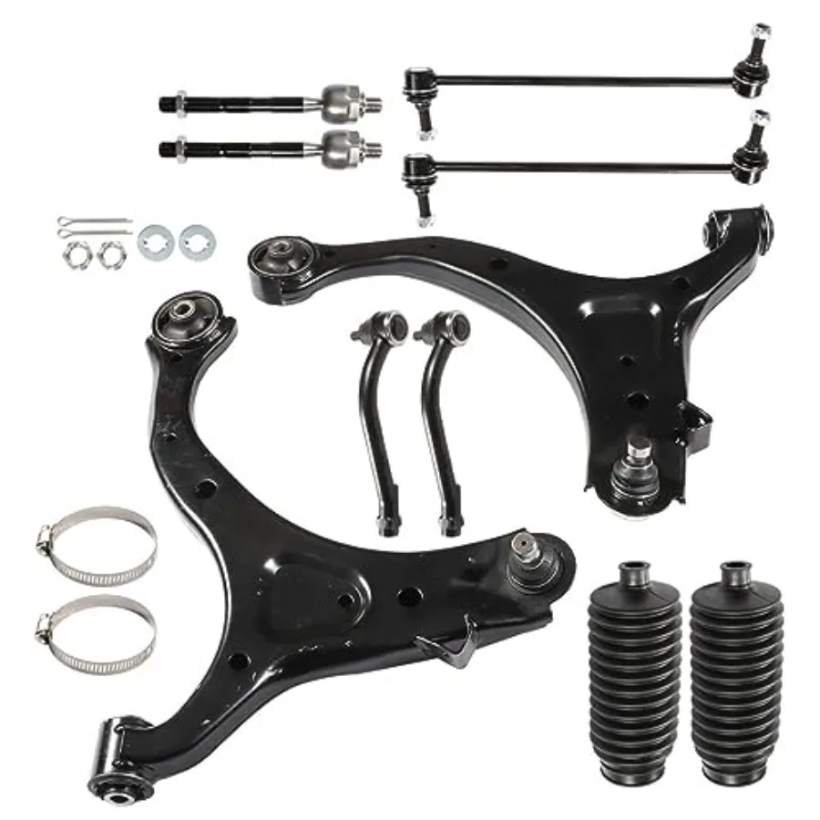 

10Pack Kit Front Lower Control Arm Sway Bar Link Boots Replacement for Santa Fe 20072012 and Sorento 20112013 K621685 Durable R
