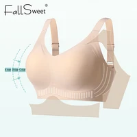 FallSweet Women Push-Up Seamless Bra Plus Size Wireless Bralette Adjust Straps Full Cup Breathable Lingerie Intimates Underwear - Image 2