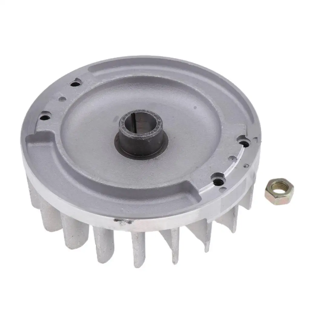 Heavy Duty Metal Flywheel with Nut Lawn Tool Repair Part Stable Ignition for 066 MS660 Chainsaw