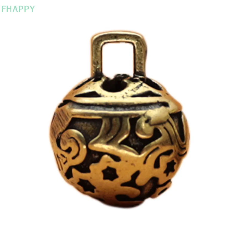Accessori per la vita retrò in ottone resistente ciondolo per auto a campana piccola per regali ciondolo portachiavi con ciondolo gioielli regalo di compleanno