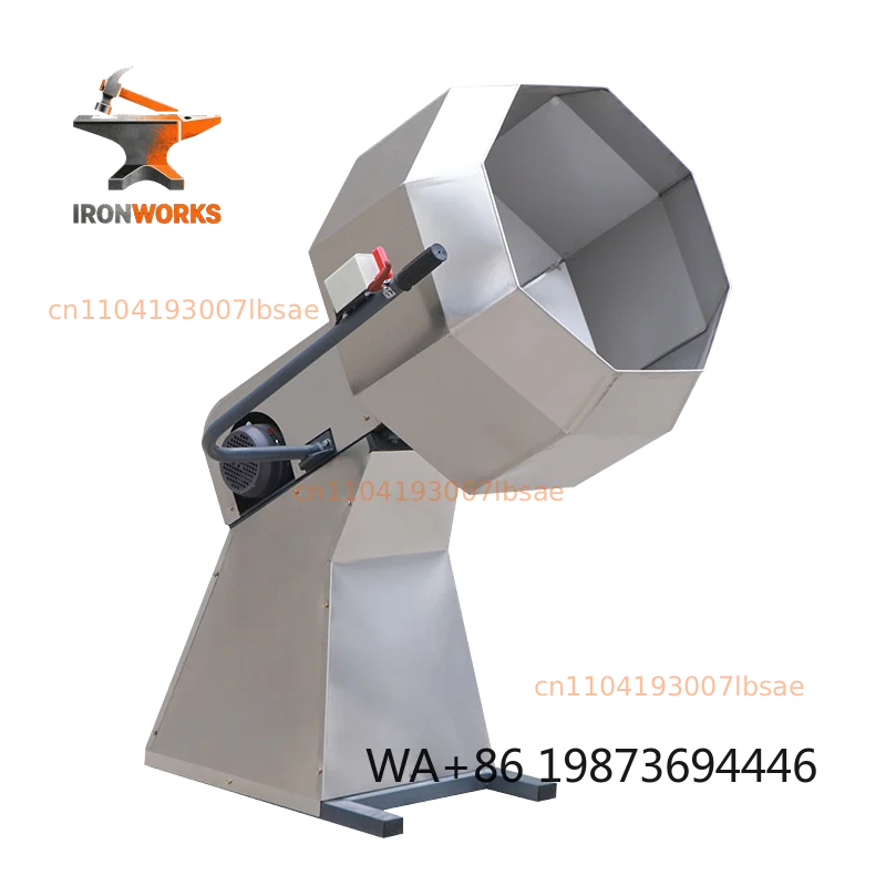 304 stainless steel octagonal seasoning machine, for French fries and chips automatic coating