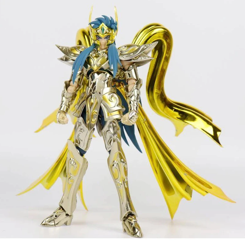 

In Stock GT Model Saint Seiya Myth Cloth EX Aquarius Camus SOG Soul Of Gold Metal Armor Saint Figure GreatToys Model Toys