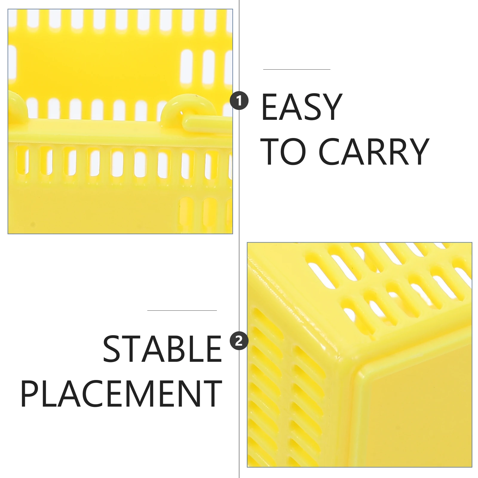 20Pcs Small Grocery Basket with Handles - Lightweight Kids Shopping Cart for Roleplaying - Ideal for Home School Playgroup