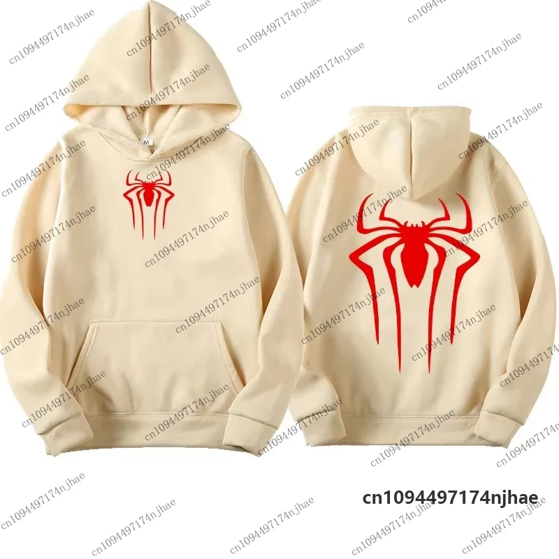 2026 Modische Baumwoll-Hoodies mit Spinnenmuster für Männer und Frauen, Herbst-Winter Langarm-Sweatshirt, Lässiger Pullover, Sportliche Kinder-Oberteile – Detail 8