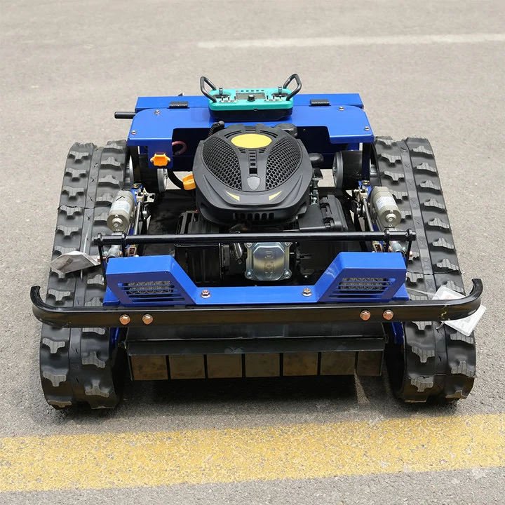 

Chinese Factory Electric Crawler Small Lawn Mower Farm Remote Control Crawler Lawn Mower Garden Self-Propelled Lawn Mower