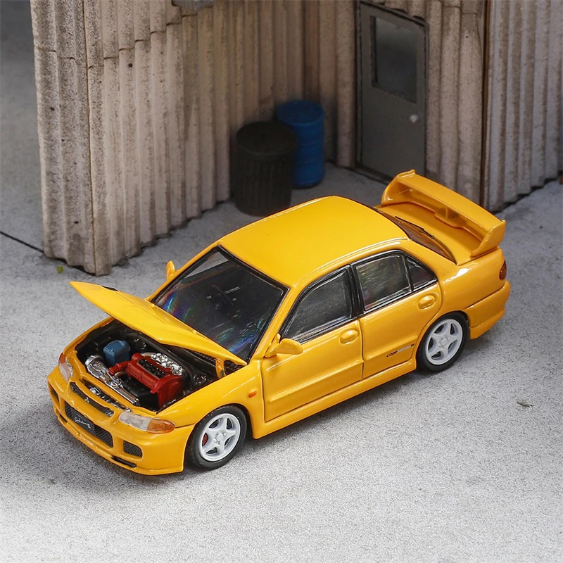 사전 판매 후지 1:64 랜서 EVO III GRS 에볼루션 다이캐스트 자동차 모델 미니어처 선물