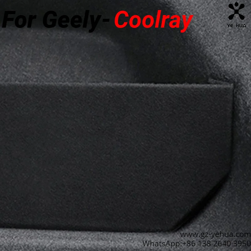 For Geely Coolray 2019-2023 BinYue Trunk Partition Car Accessory for Vehicles Stowing Tidying Storage Box Car Accessories