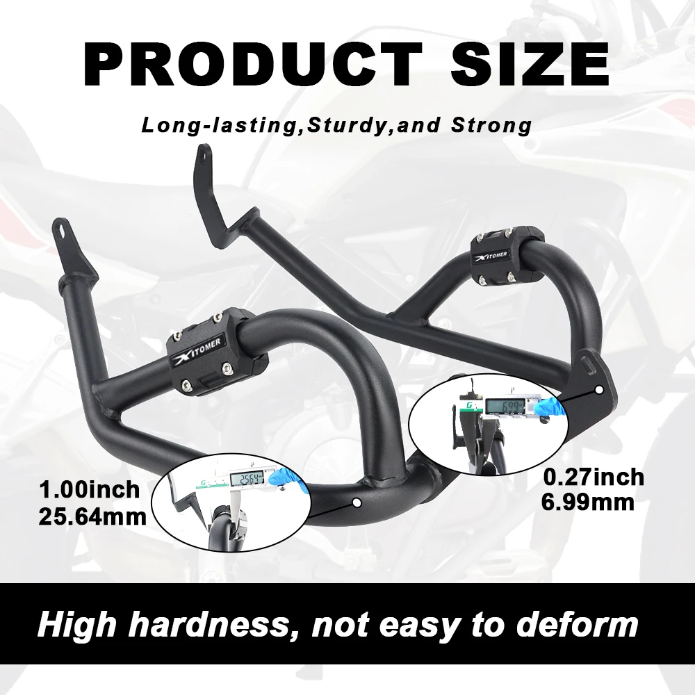 Motorcycle Highway Crash Bar Frame Protector Engine Guard TRK 502 /502X 2017 2018 2019 2020 2021 2022 2023 2024 2025 For Benelli