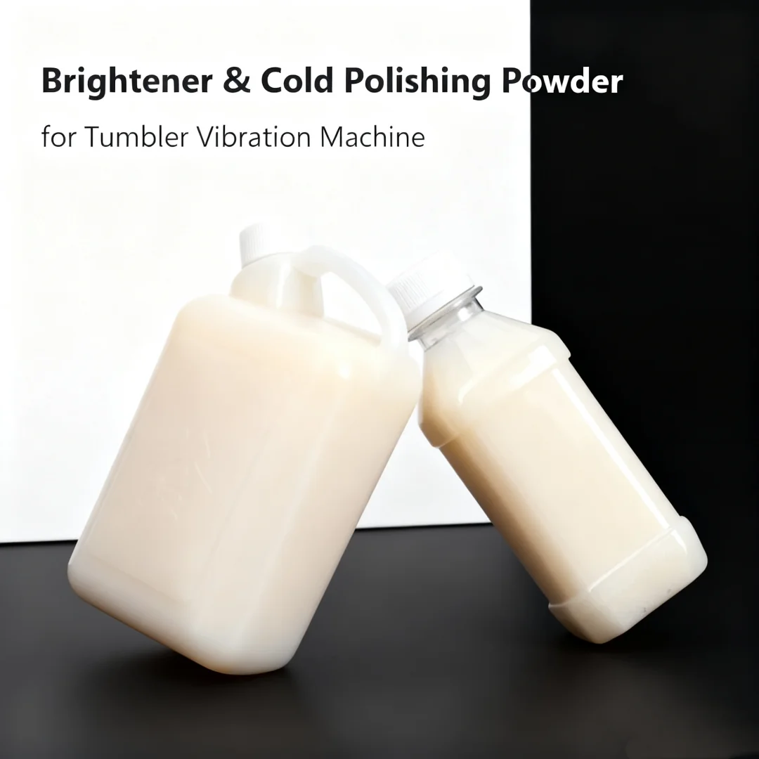 250/1000ml Brightener Cold Polishing Powder for Tumbler Vibration Machine Metal Deburring Jadeite Jade Mirror Polishing Material