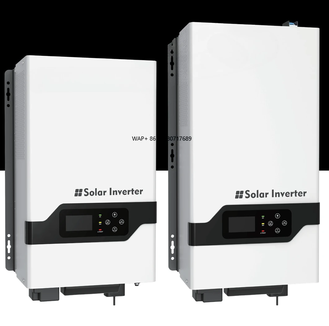 120V/240V 8KW Inverter Solar Hybrid Inverter MPPT Solar Charge Controller Lithium Ion Batteries Pack Low Price