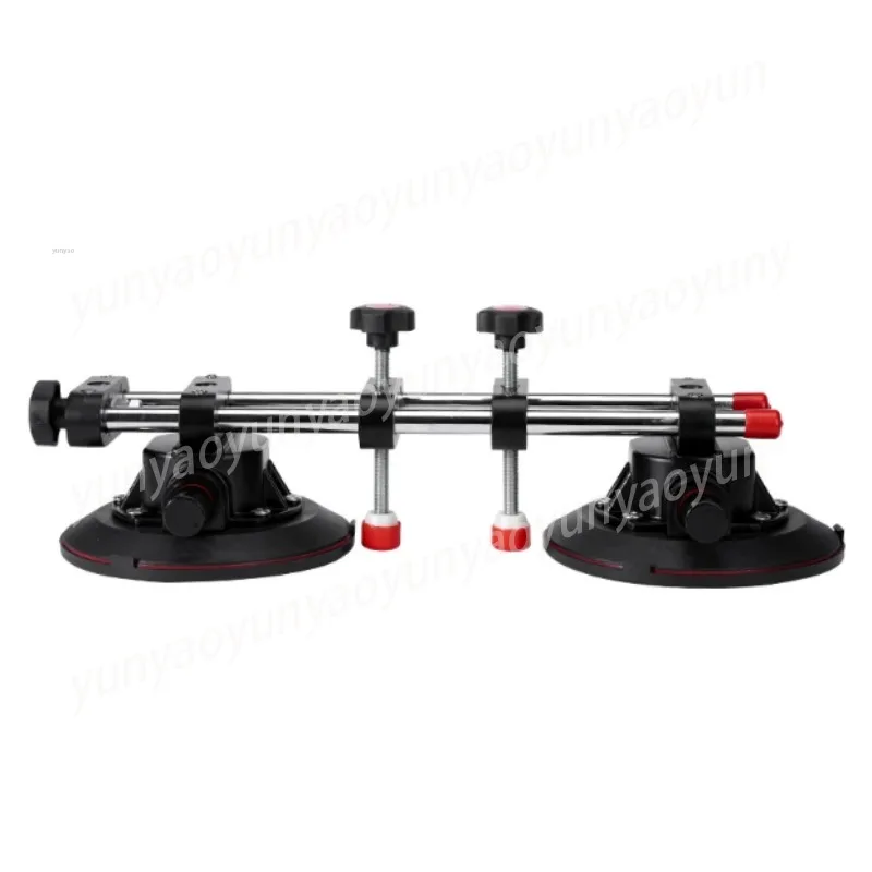Stone Slab Seam Splicing Tensioner, Vacuum Suction Cup Leveling Tool for Large Slab Rock Plate Tile Gap Joint Adjustment