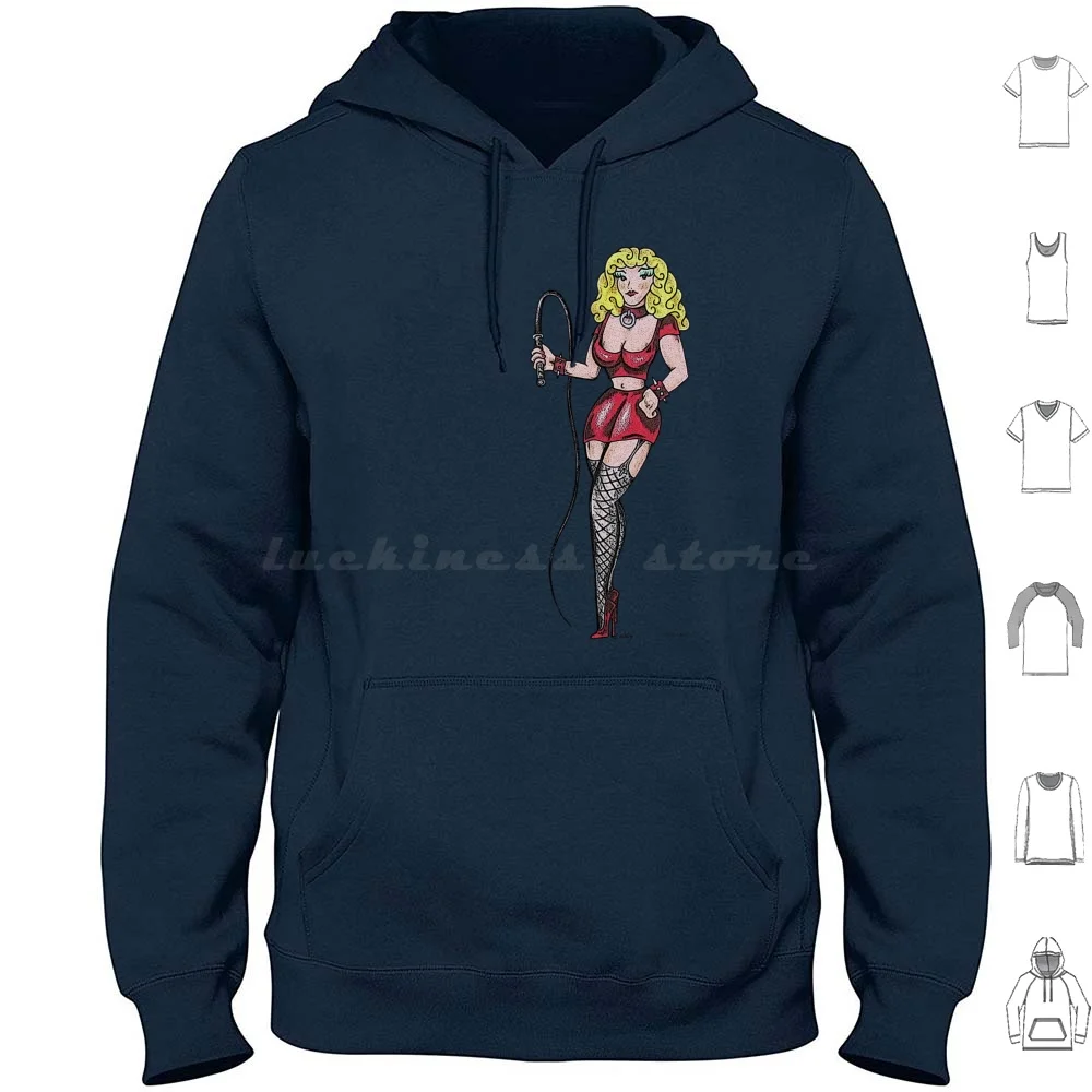 Switch Mistress Dominant Hoodies Long Sleeve Whip Dominant Domina Switch Mistress Sadist Bdsm Sm Submission Cruel