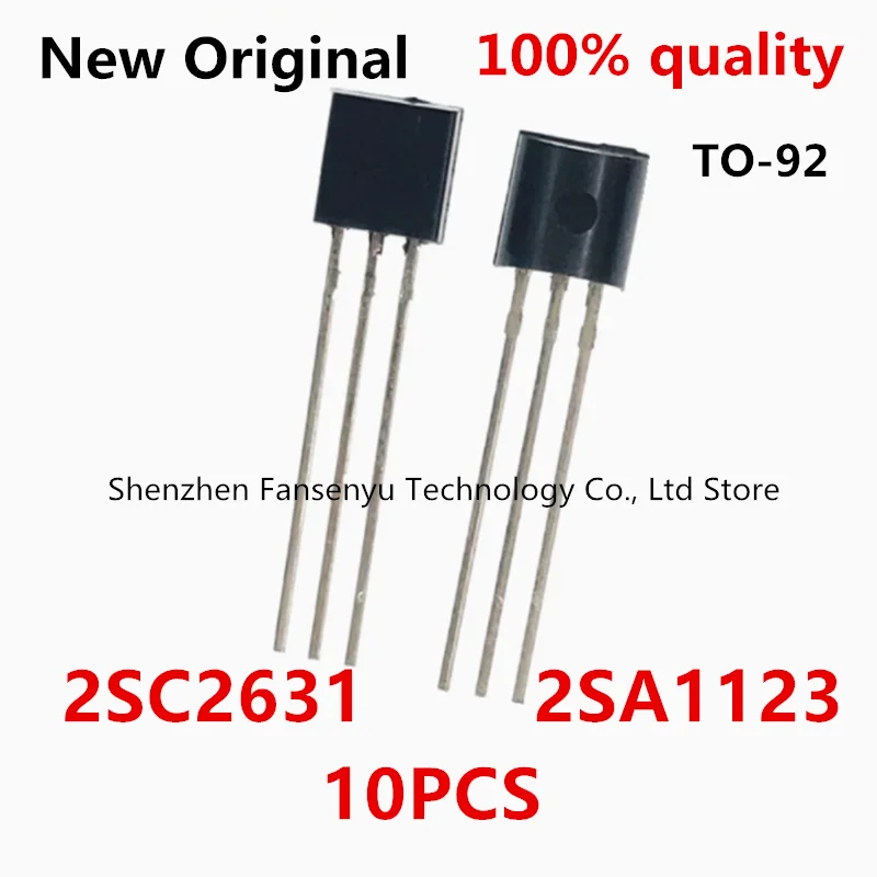 

(10pcs)100% New original 2SC2631 C2631 2SA1123 A1123 TO-92 Chipset