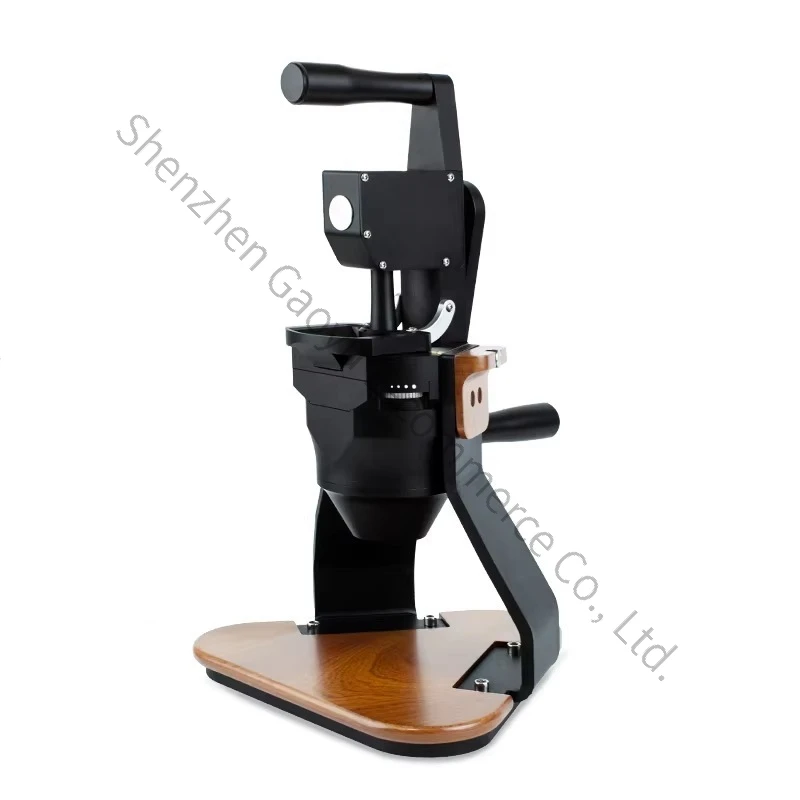 83mm Manual Coffee Grinder Titanium Conical Burr Heavy Duty Hand Coffee Bean Mill for Home Commercial Espresso