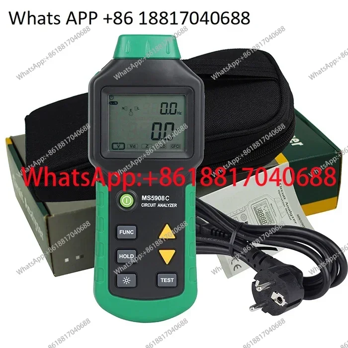 MS5908C Circuit Analyzer Distribution Line Fault Locator Identification 3-Wire Socket MS5908A