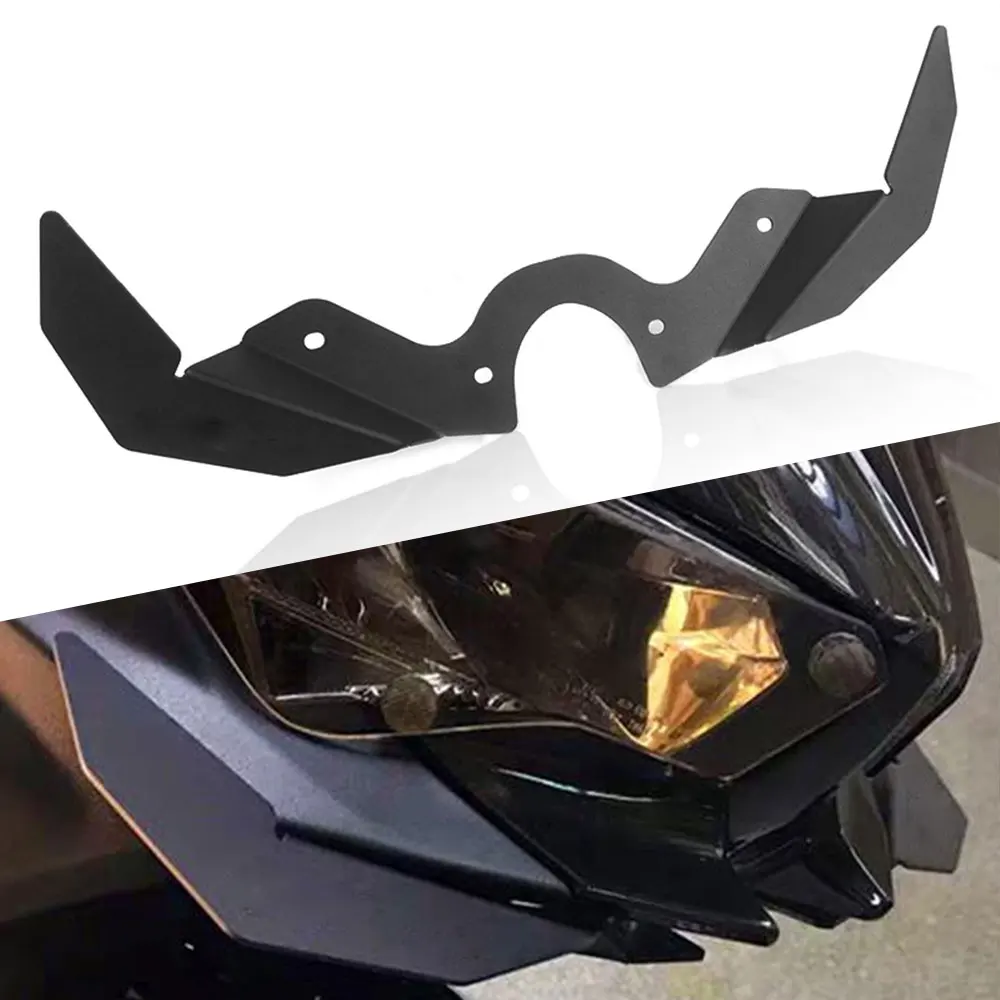 

Motorcycle For Kawasaki Ninja 400 2018 2019 2020 2021 2022 2023 2024 Front Spoiler Winglet Aerodynamic Wing Kit Air Deflector