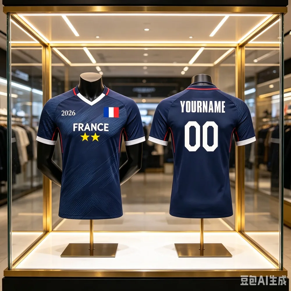 Summer Sports Football T-shirt France Flag Print Football Jersey Men's Casual Tee Shirt Breathable Men Women Short Sleeves Top