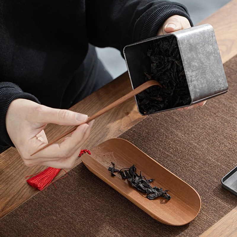 الخيزران الشاي مغرفة اليدوية أدوات القهوة Vintage اكسسوارات الشاي مجموعة Chahe الشاي إبرة teبينة مجموعة