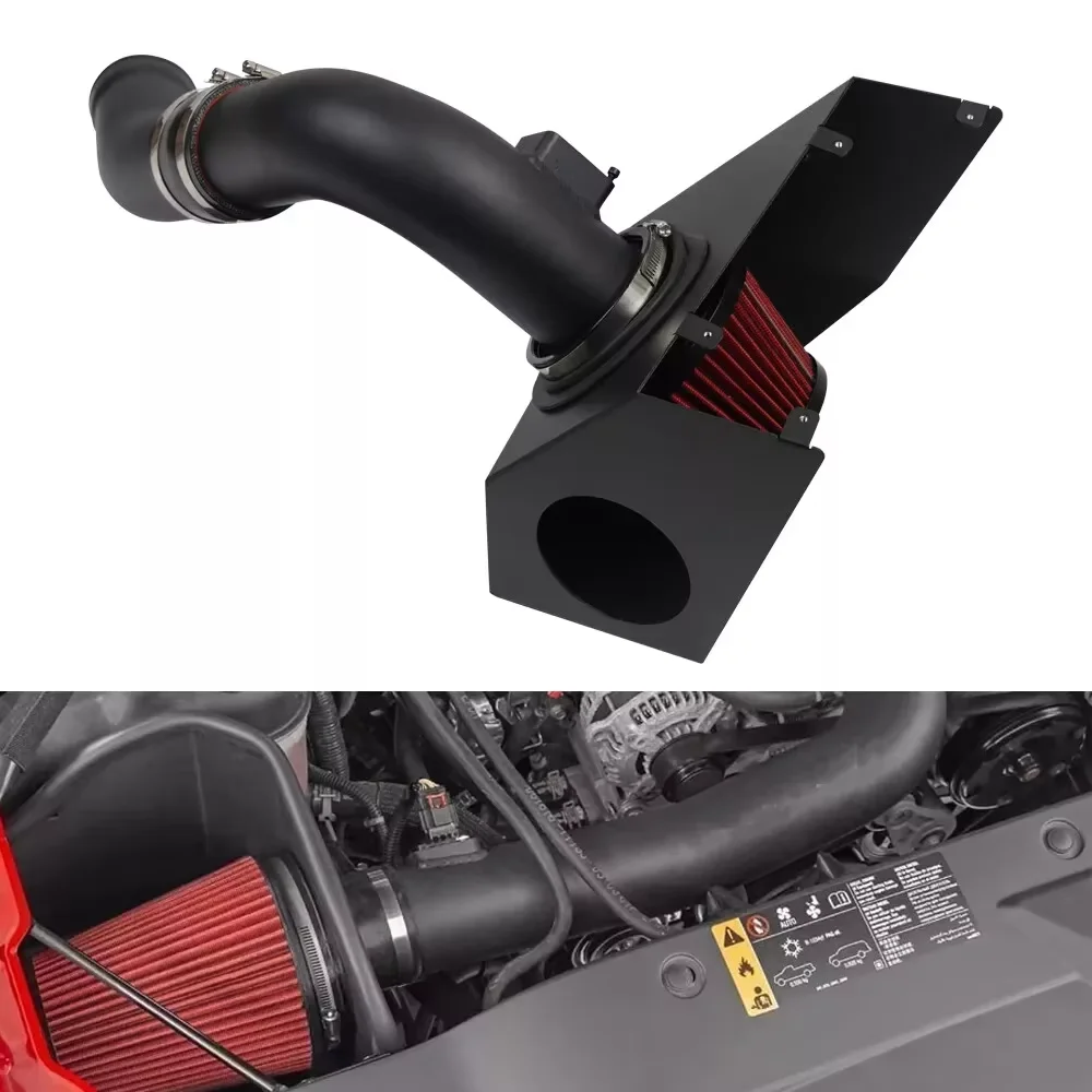 Car Cold Air Intake Retrofit Kit for BMW 520i 528i F10 N20 2.0T 2012-2016 High Flow Intake Pipe Set with Engine Heat Shield