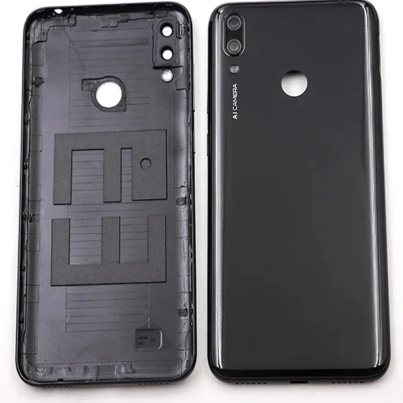 Back cover  For Huawei Y7 2019-Y7 Pime 2019 Battery Cover Back Glass Panel Rear Housing Door Case Replacement