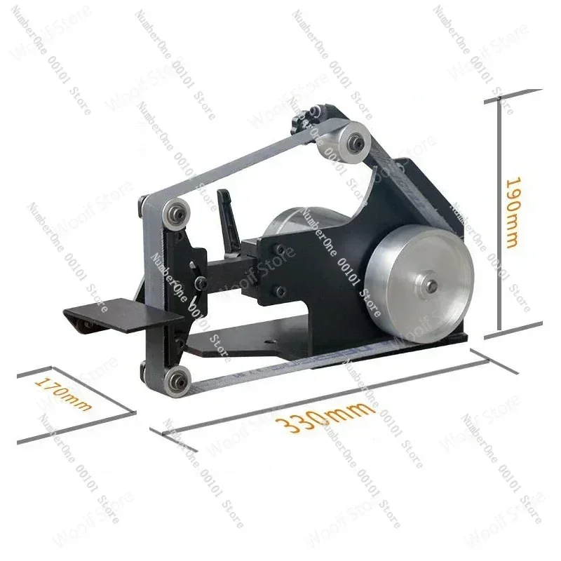 762*25mm Brushless Belt Sander 800W Fixed Angle Sharpening Machine Got 6 Free Abrasive Belt Polishing Cutting Machine SD-762WS